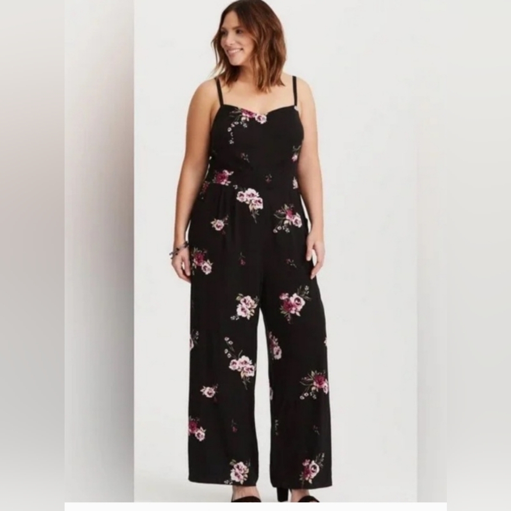 torrid Challis Wide Leg Jumpsuit NWT size 1X